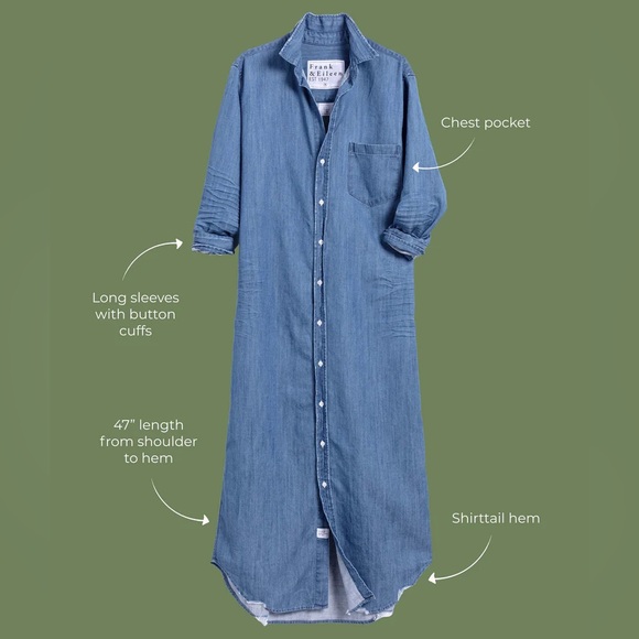 Frank and Eileen Rory Maxi Shirtdress - Picture 4 of 5